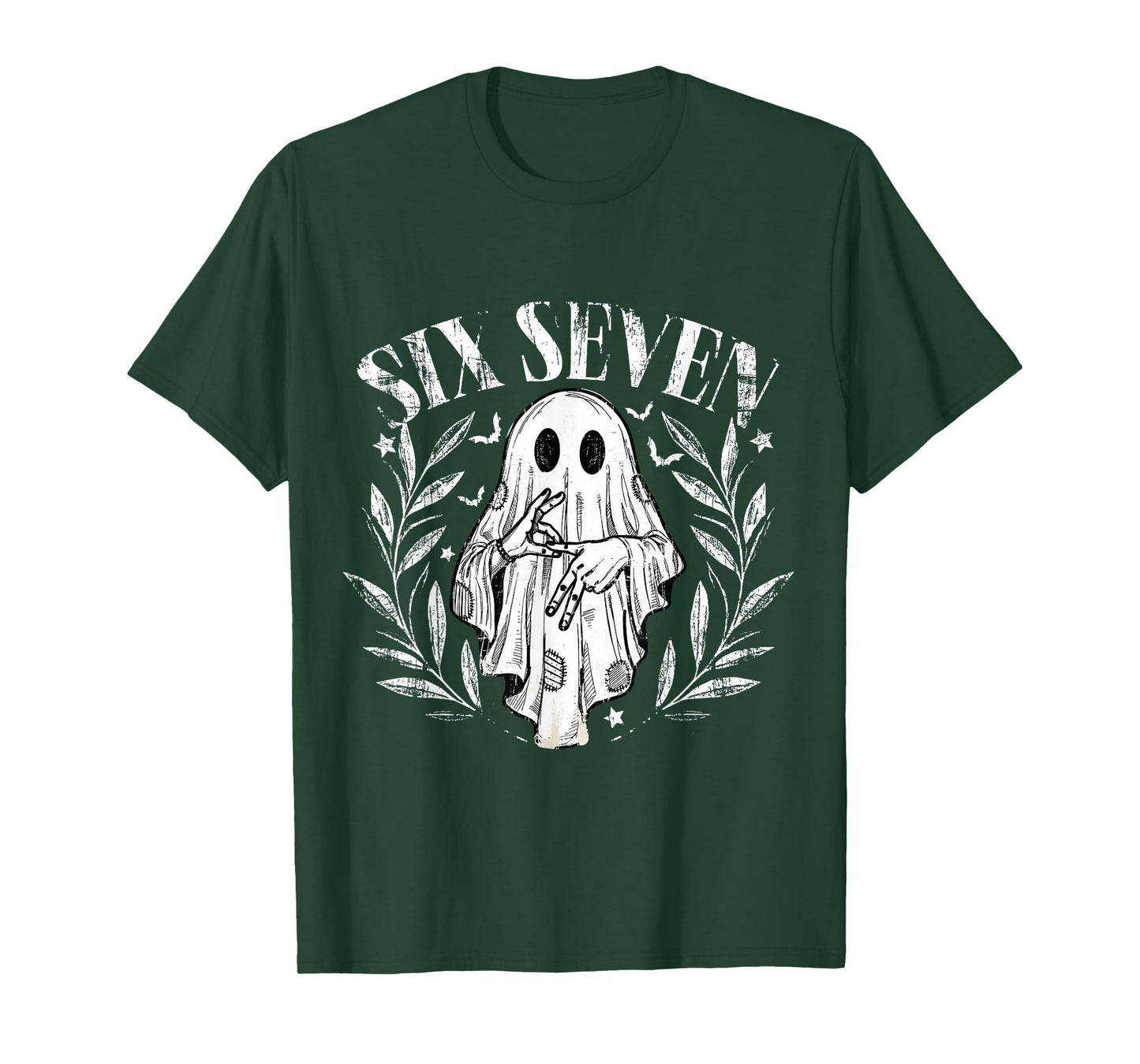 Six Seven Meme 6 7 Halloween Viral Gen Z Meme Saying T-Shirt