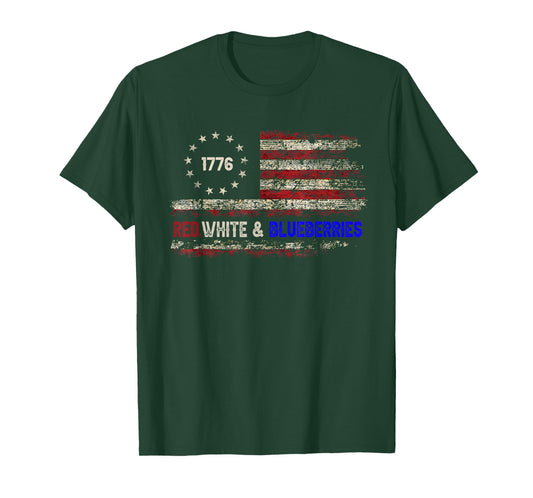 Red, White and Blueberries Patriot T-Shirt