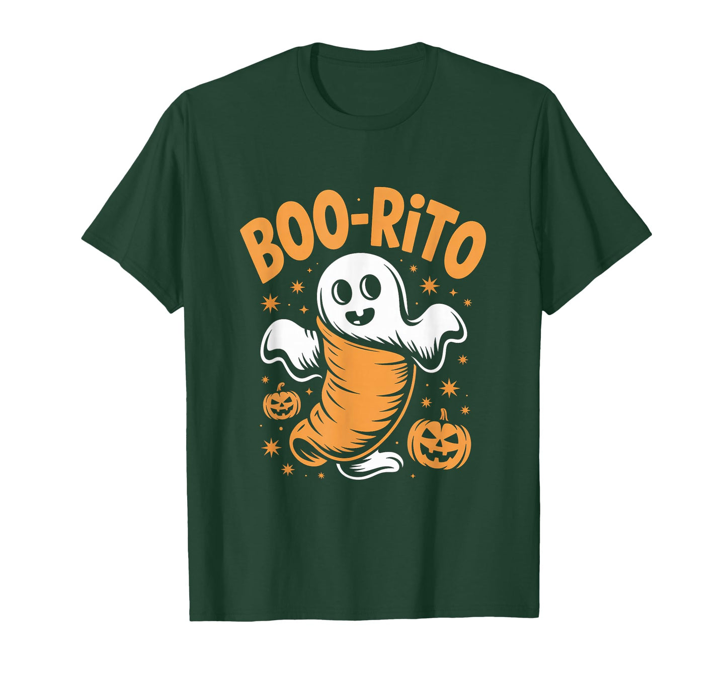 Boo-Rito Funny Halloween Ghost Humor T-Shirt