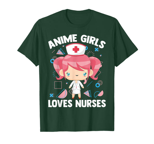 Kawaii Cute - Anime Nurse Girl - Otaku - Nursing - Manga T-Shirt