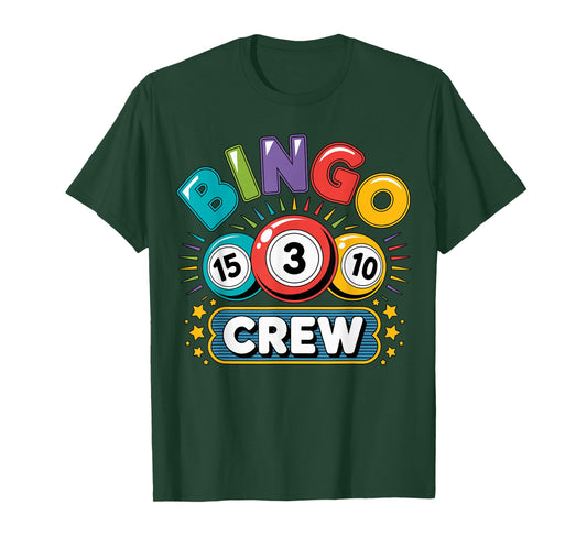 Bingo Crew Matching Game Night T-Shirt