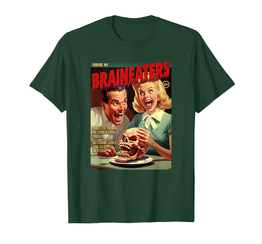 Brain Eaters 1950s horror comic cover T-Shirt