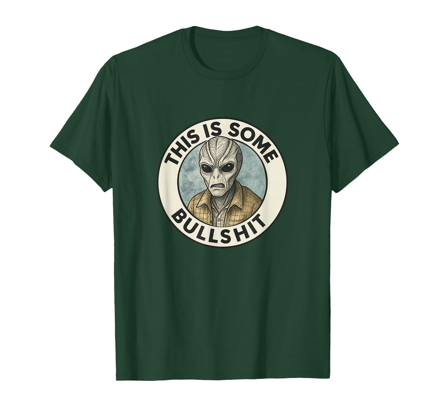 Alien Quote, “This is Some Bullshit” Sci-Fi Comic-Style T-Shirt