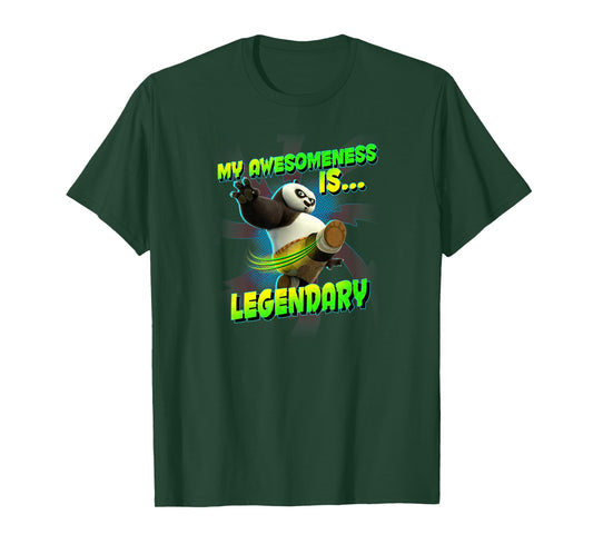 Kung Fu Panda My Awesomeness is Legendary Po T-Shirt