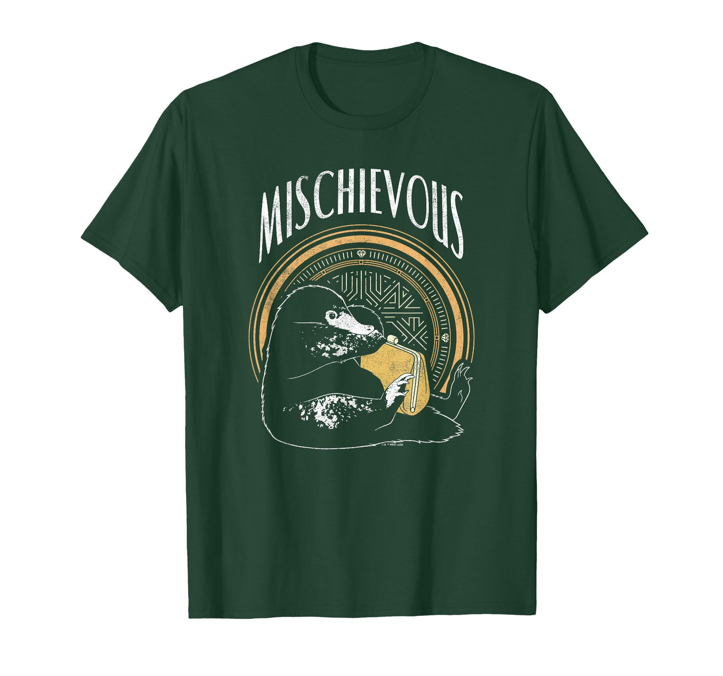 Fantastic Beasts Mischievous Niffler Poster T-Shirt