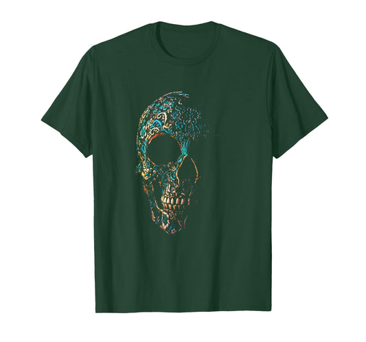 Vintage Sugar Antique Skull Day of The Dead T-Shirt