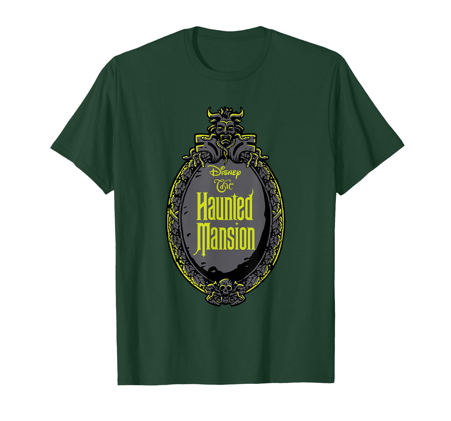 The Haunted Mansion Iconic Haunted Mirror Logo T-Shirt