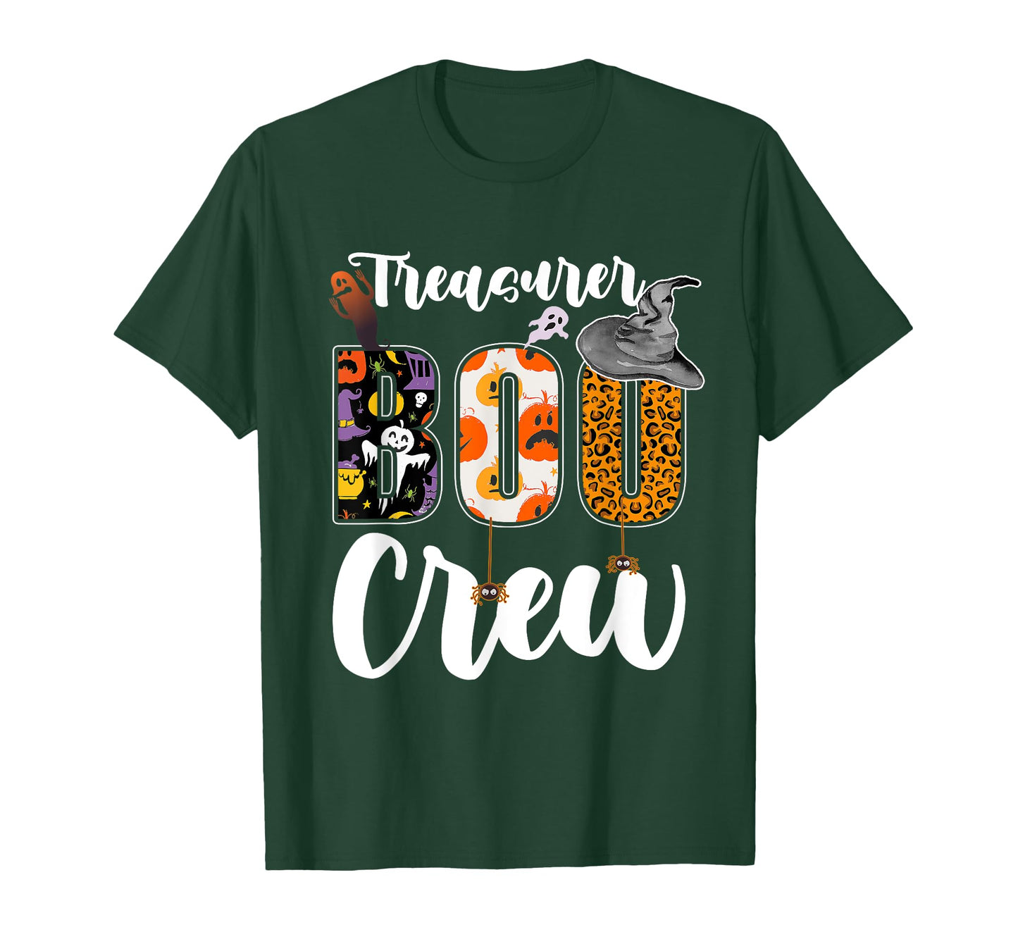 Treasurer Boo Crew Halloween Matching Bursar T-Shirt