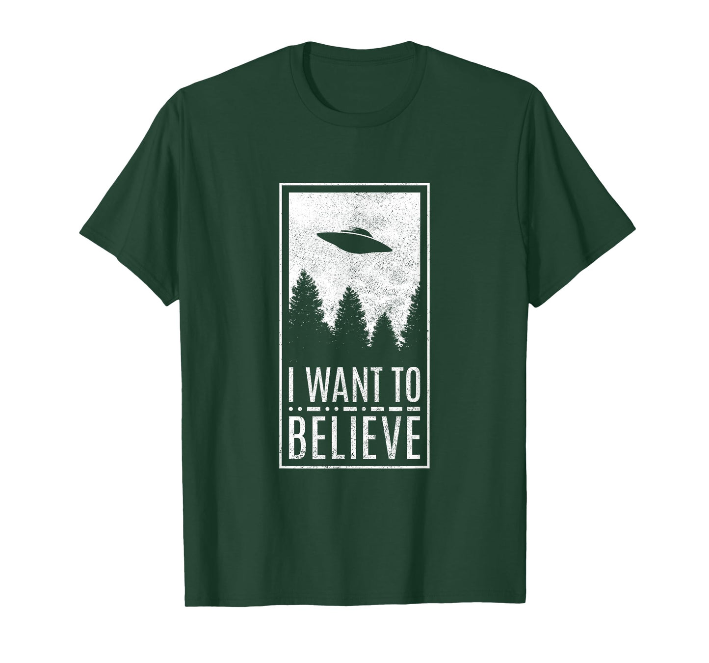 I Want To Believe UFO Alien Conspiracy Believer T-Shirt