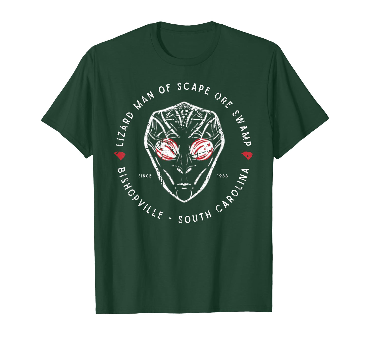 Lizard Man of Scape Ore Swamp Bishopville SC Famous Cryptid T-Shirt