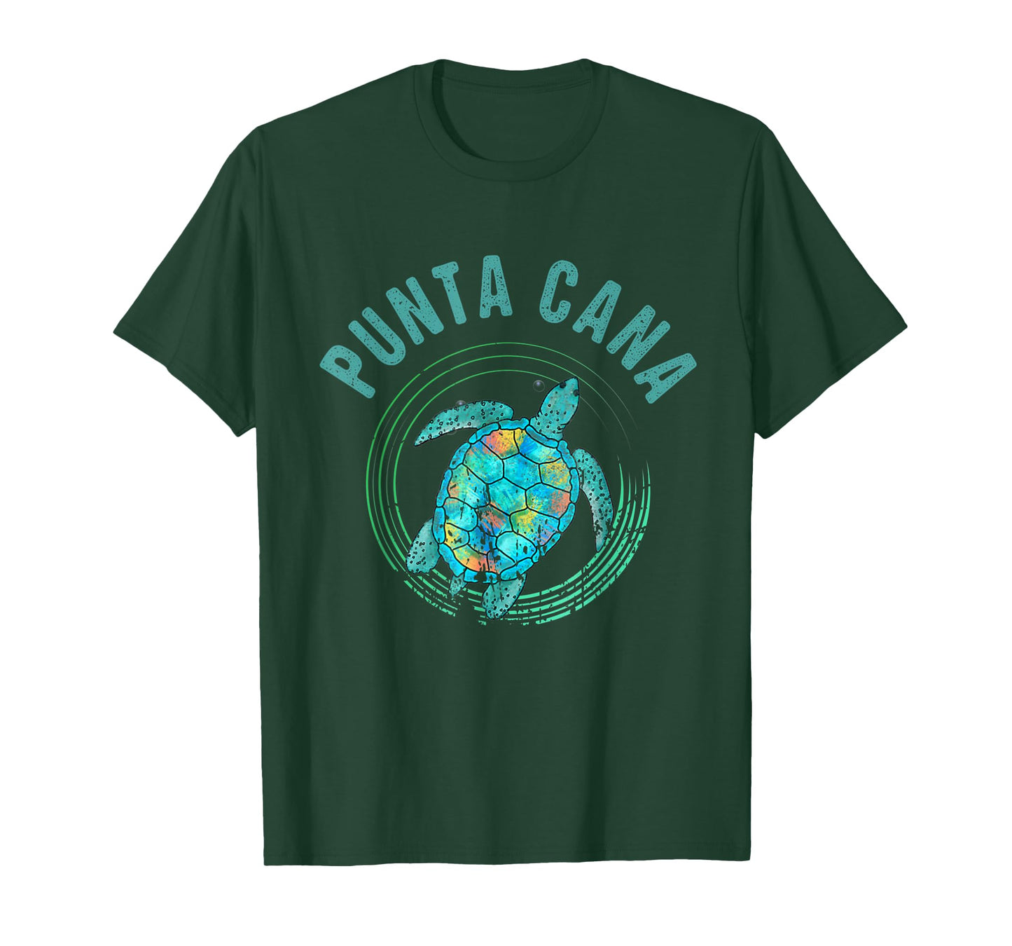 Punta Cana 2022 Beach Design / Sea Turtle Illustration Gift T-Shirt