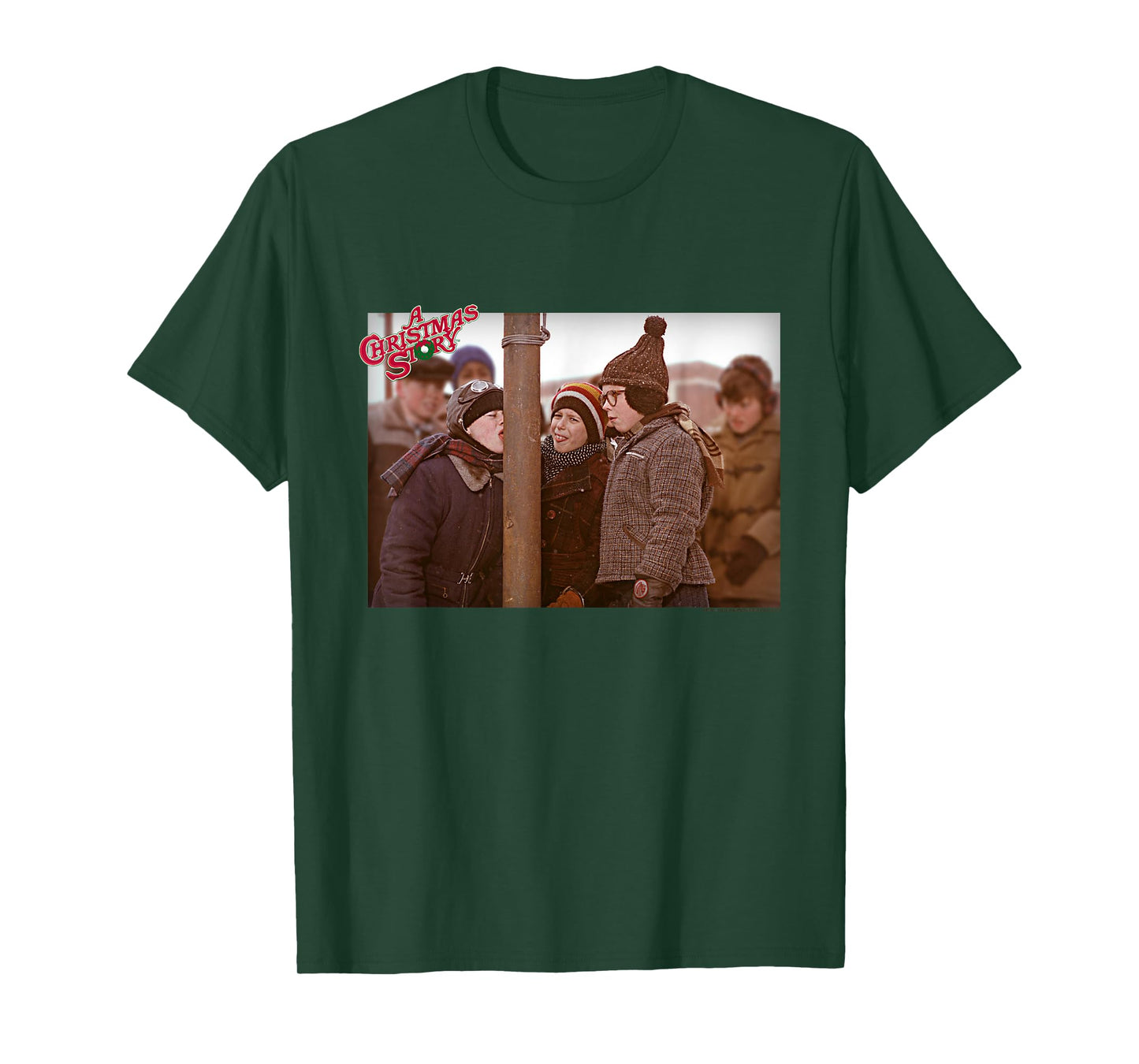 A Christmas Story Triple Dog Dare Photo Holiday Men Women T-Shirt