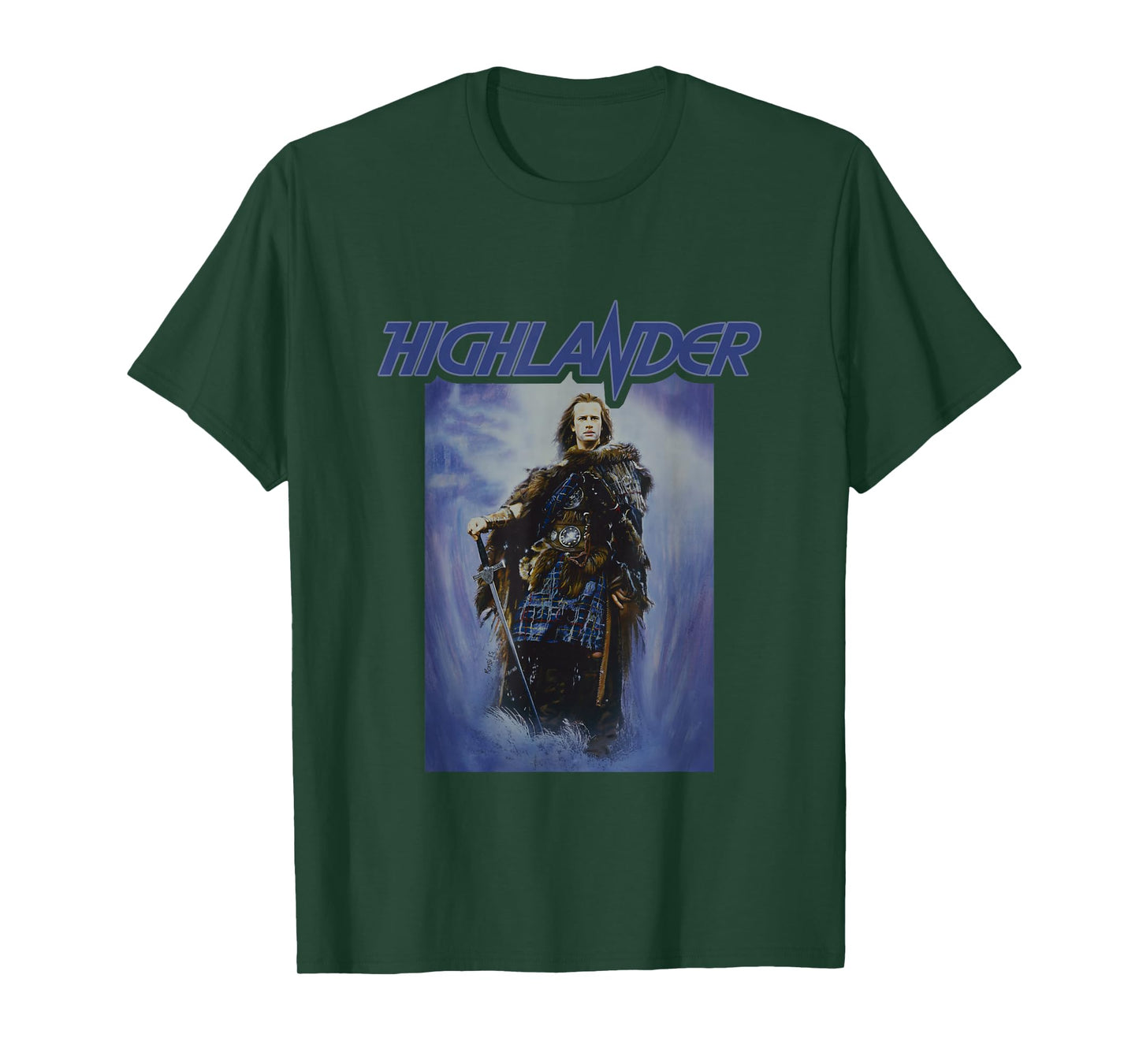 Highlander 1986 Theatrical Poster T-Shirt