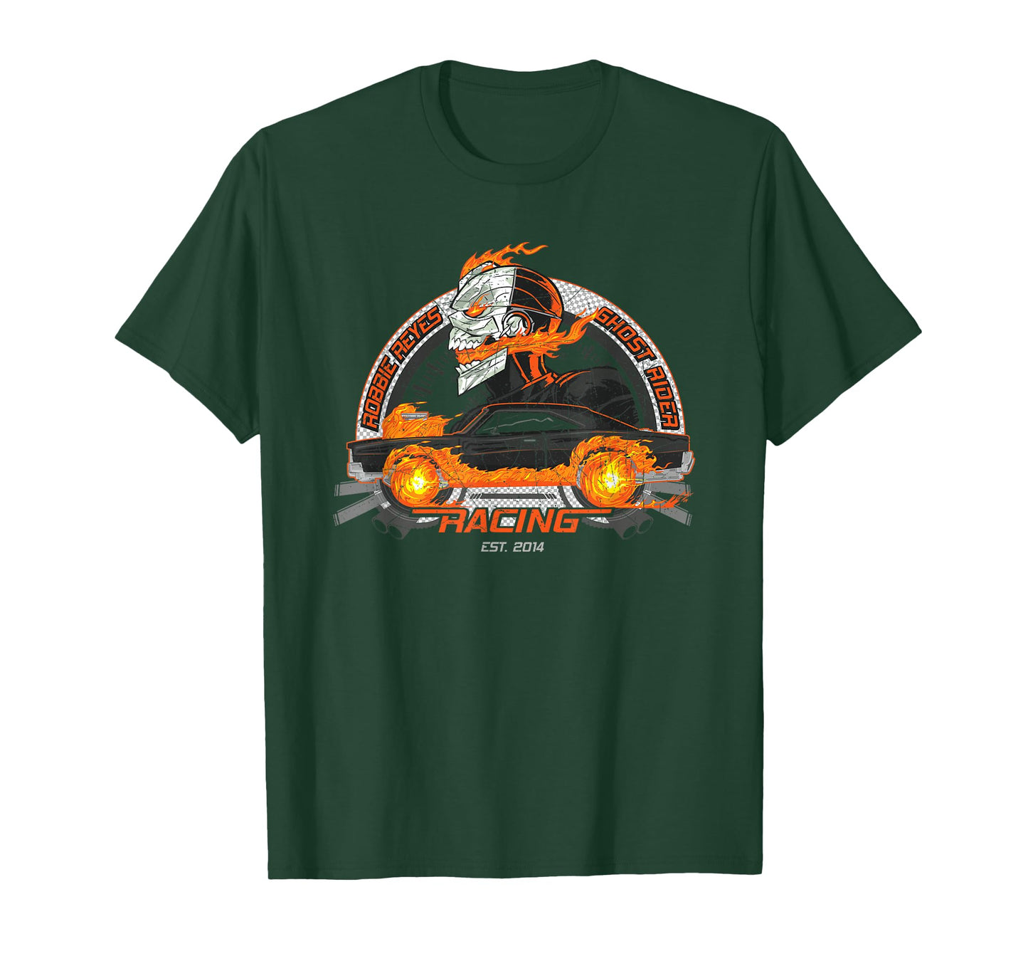 Marvel Ghost Rider Bright Car Robbie Reyes Racing T-Shirt