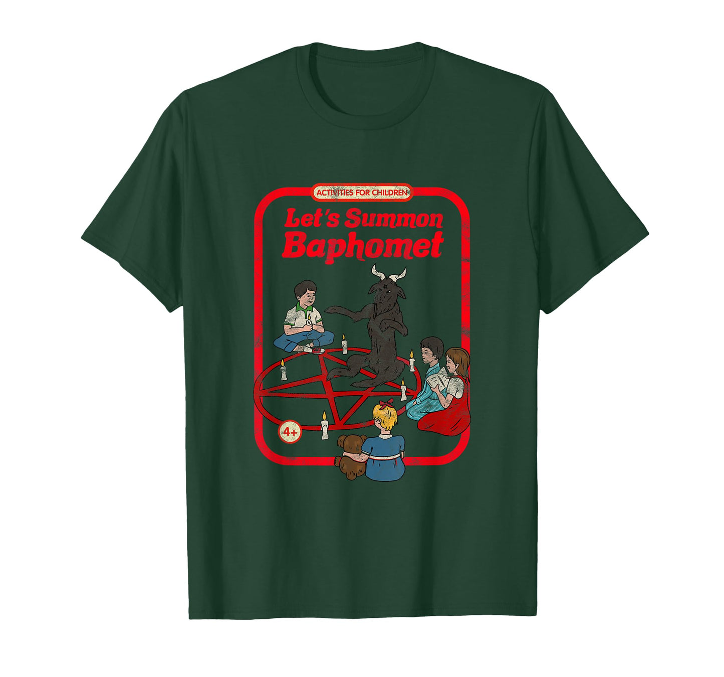 Let's Summon Baphomet Vintage Childgame Horror Goth Punk T-Shirt