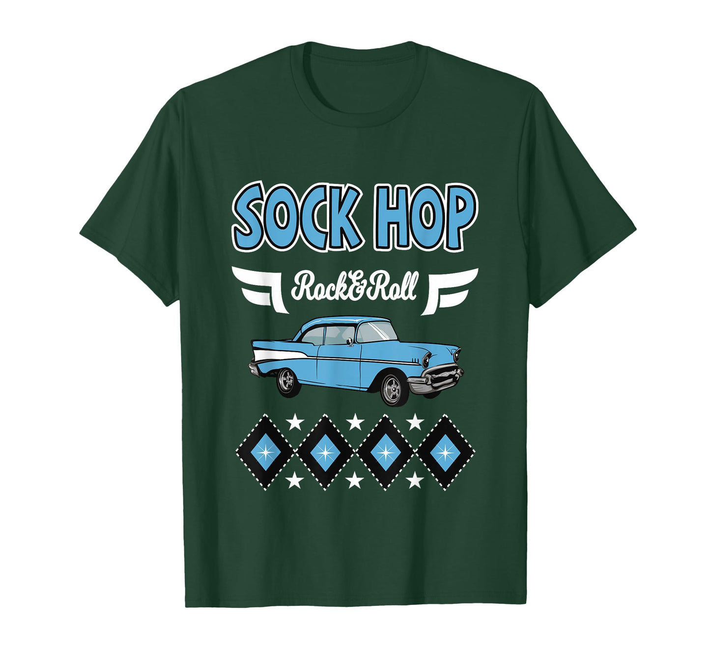 1950s Sock Hop Clothes Vintage 50s Party Rockabilly Doo Wop T-Shirt