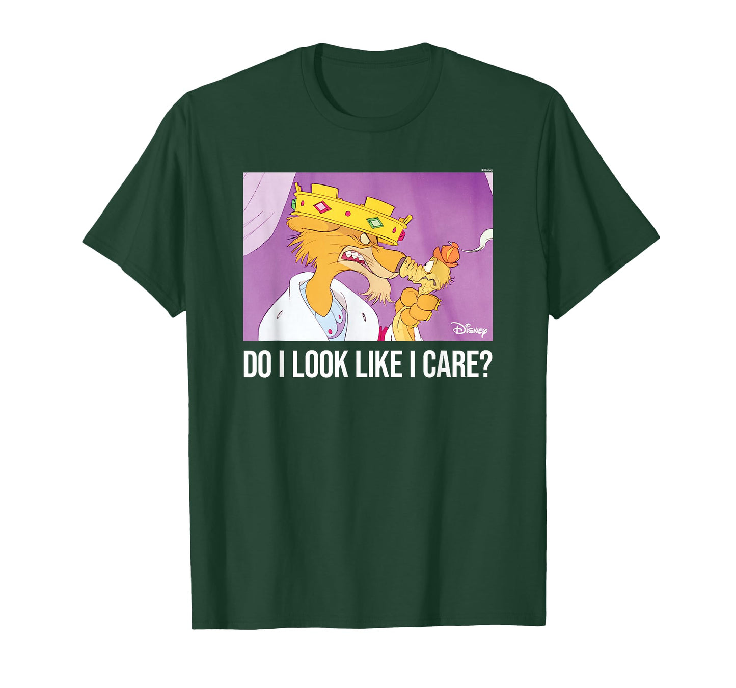 Robin Hood - Prince John Sir Hiss Does It Look Like I Care? T-Shirt