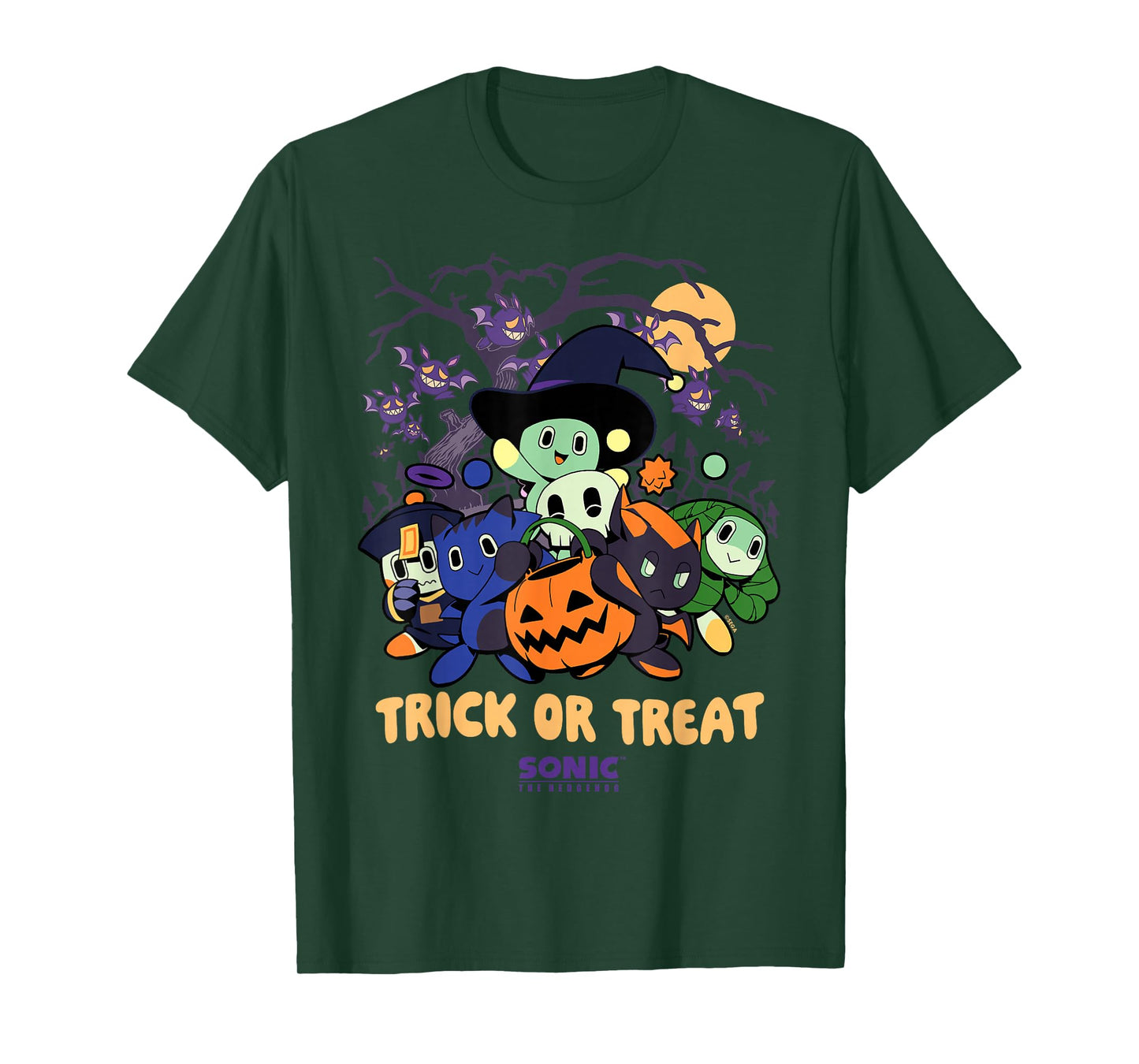 Sonic The Hedgehog - Chao Tales Halloween Trick or Treat T-Shirt