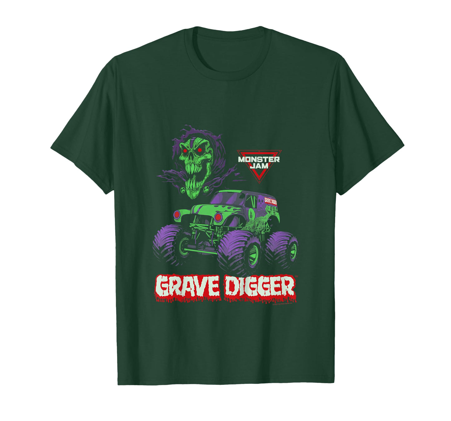 Monster Jam Grave Digger Monster Truck T-Shirt