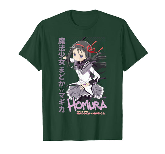 Puella Magi Madoka Magica Homura Akemi Anime T-Shirt