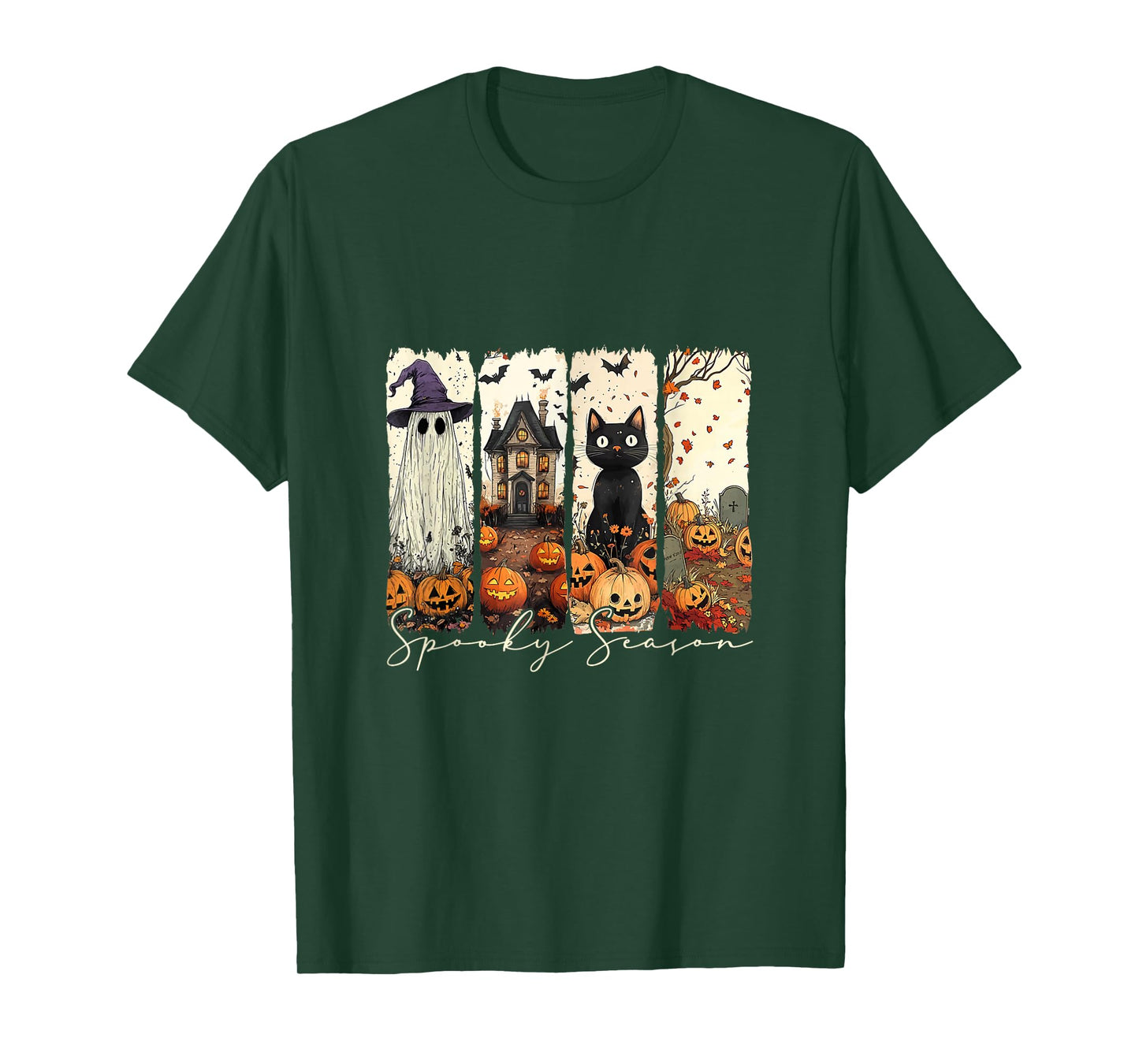 Vintage Halloween Horror Spooky Season T-Shirt
