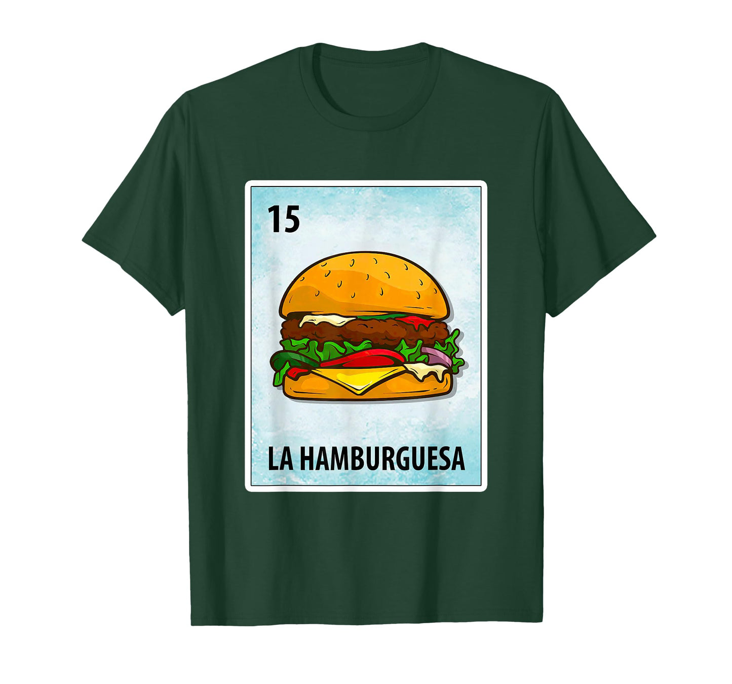 La Hamburguesa Mexican Hamburger Cards T-Shirt