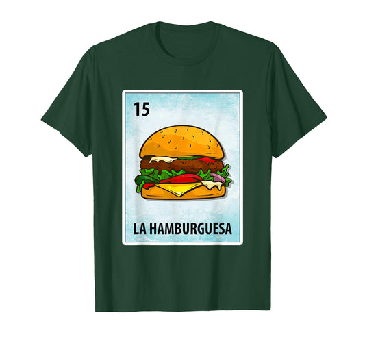 La Hamburguesa Mexican Hamburger Cards T-Shirt