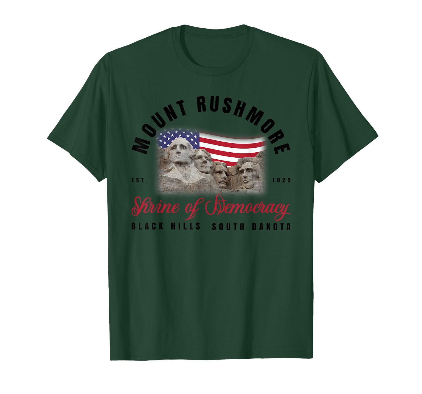 Mount Rushmore Black Hills South Dakota 4th Of July T-Shirt