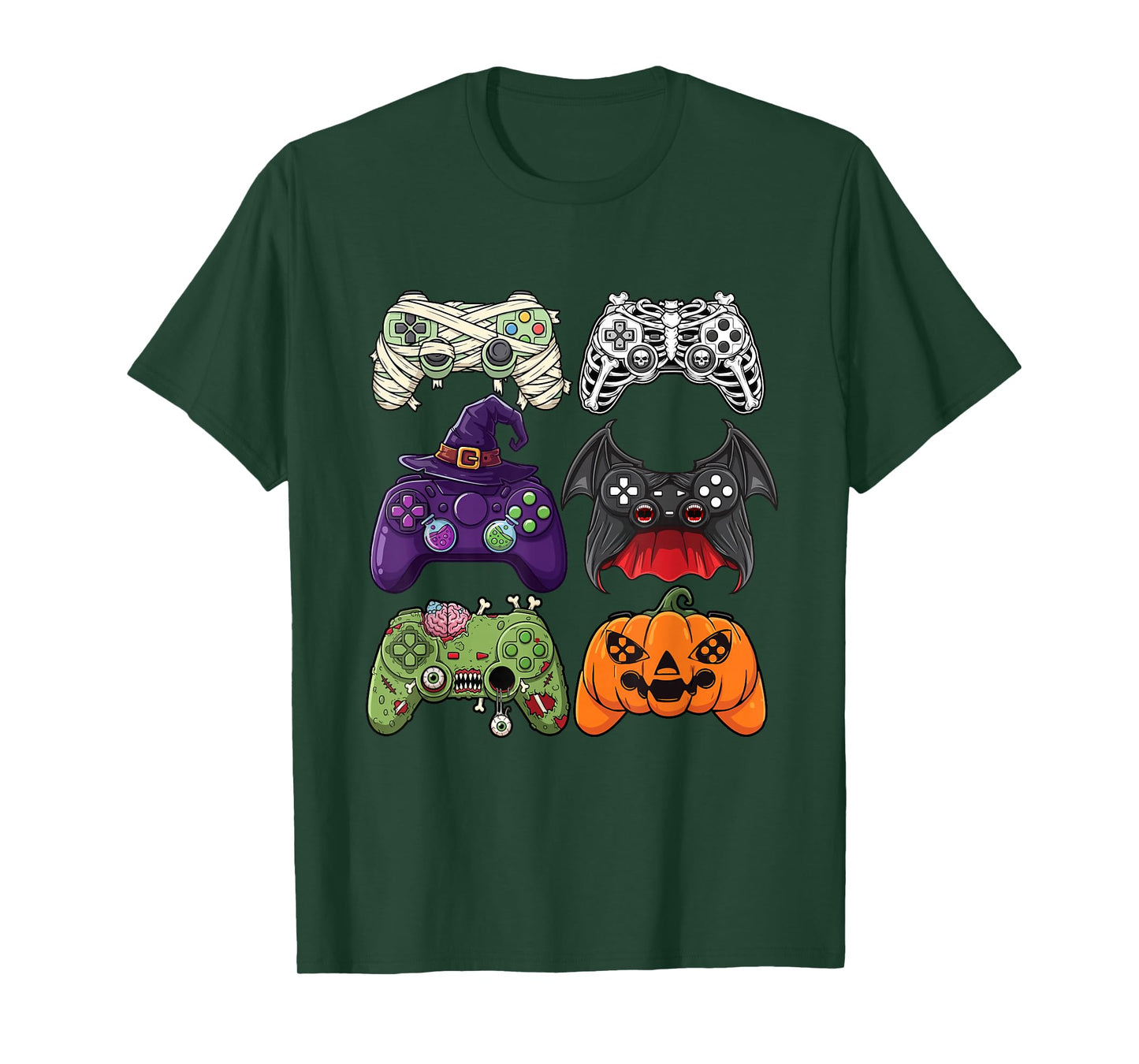 Halloween Gaming Controllers - Spooky Gamer Video Game Lover T-Shirt
