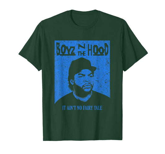 Boyz n The Hood Doughboy Blue Rectangle T-Shirt