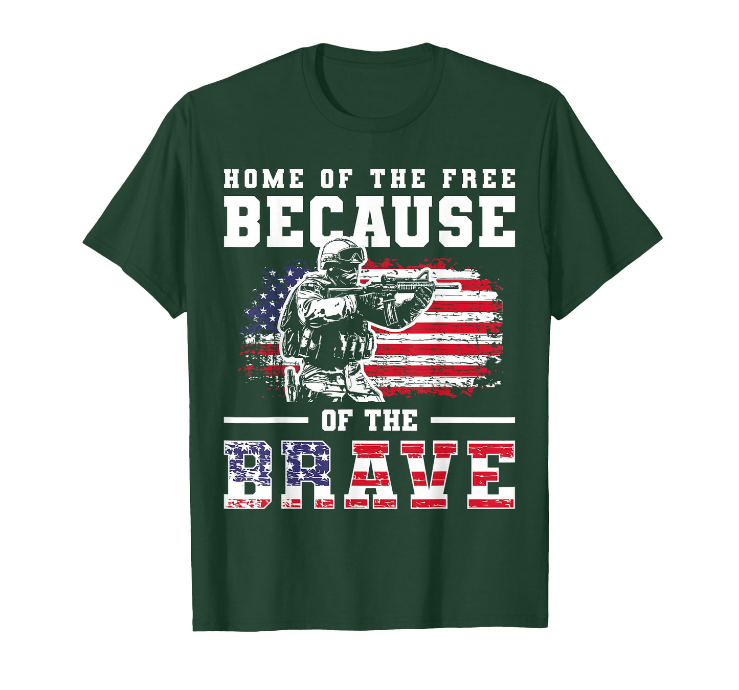 Home Of The Free USA America T-Shirt