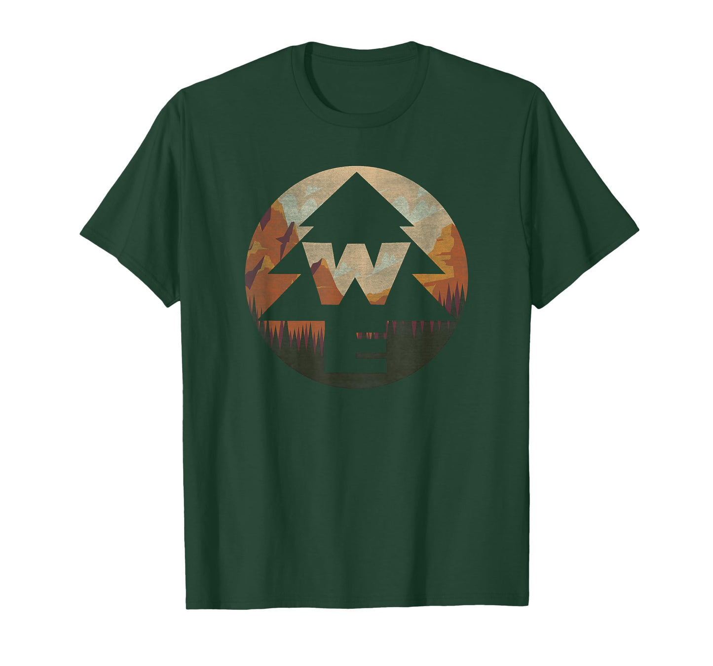 Disney Pixar Up Wilderness Explorer Landscape Badge T-Shirt