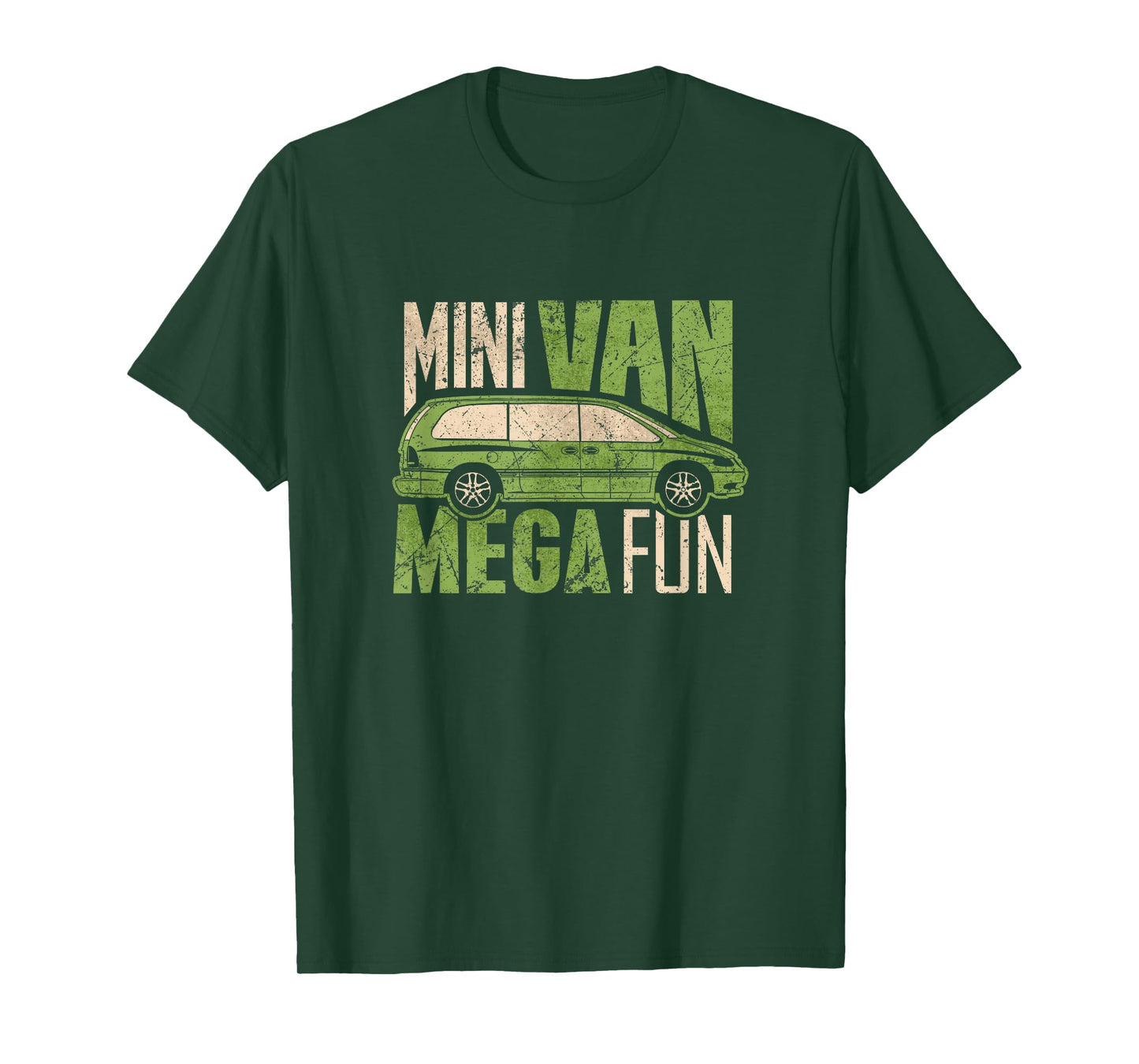 Funny Mini Van Mega Fun Mom Dad T-Shirt T-Shirt