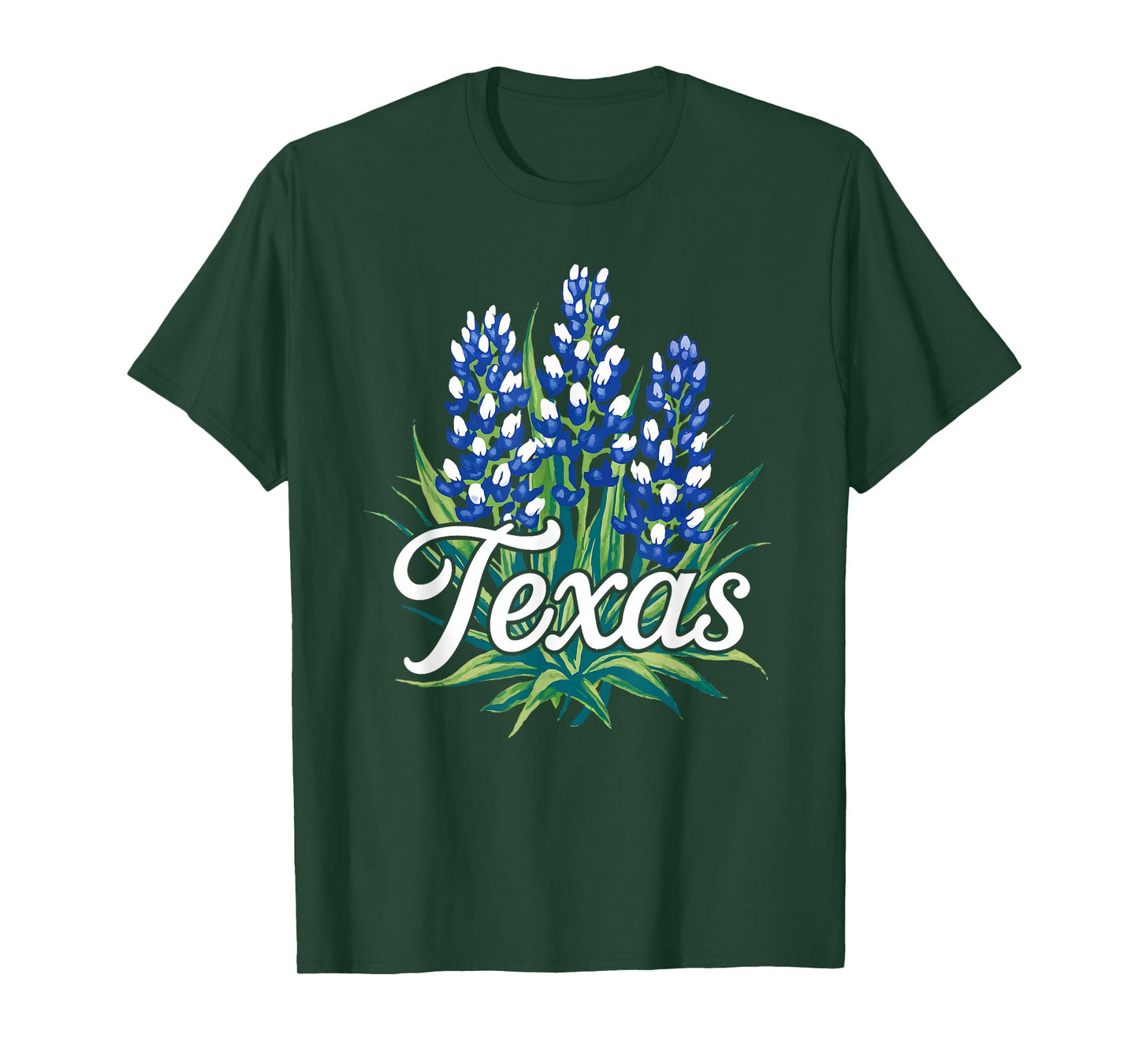 Texas Bluebonnet Floral Graphic T-Shirt