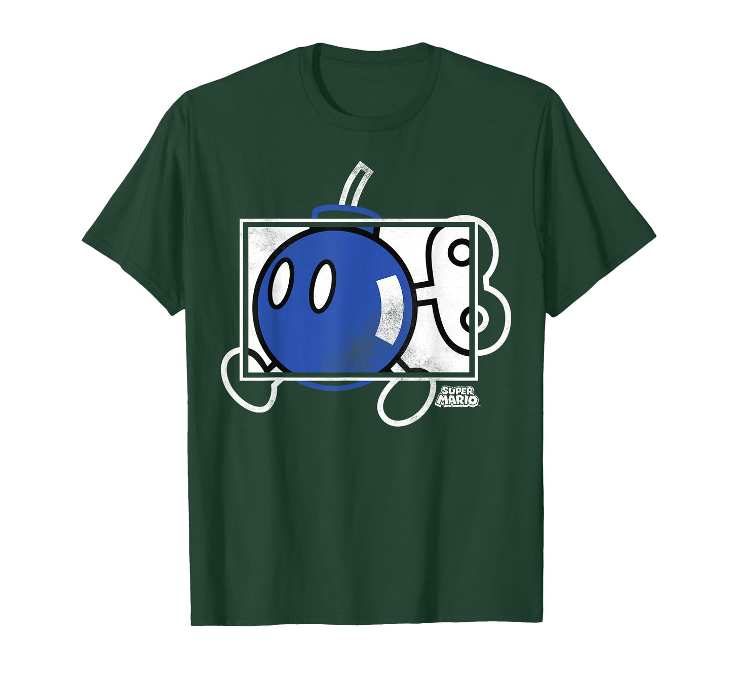 Nintendo Super Mario Bob-Omb X-Ray Graphic T-Shirt T-Shirt