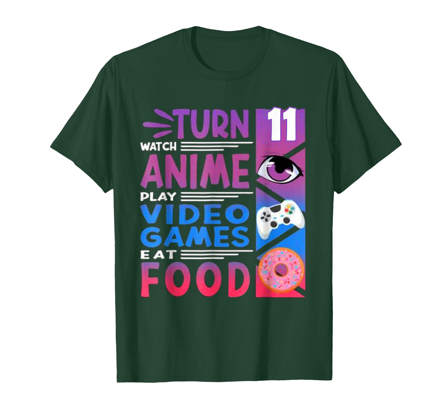 11th Birthday Anime Gamer T-Shirt