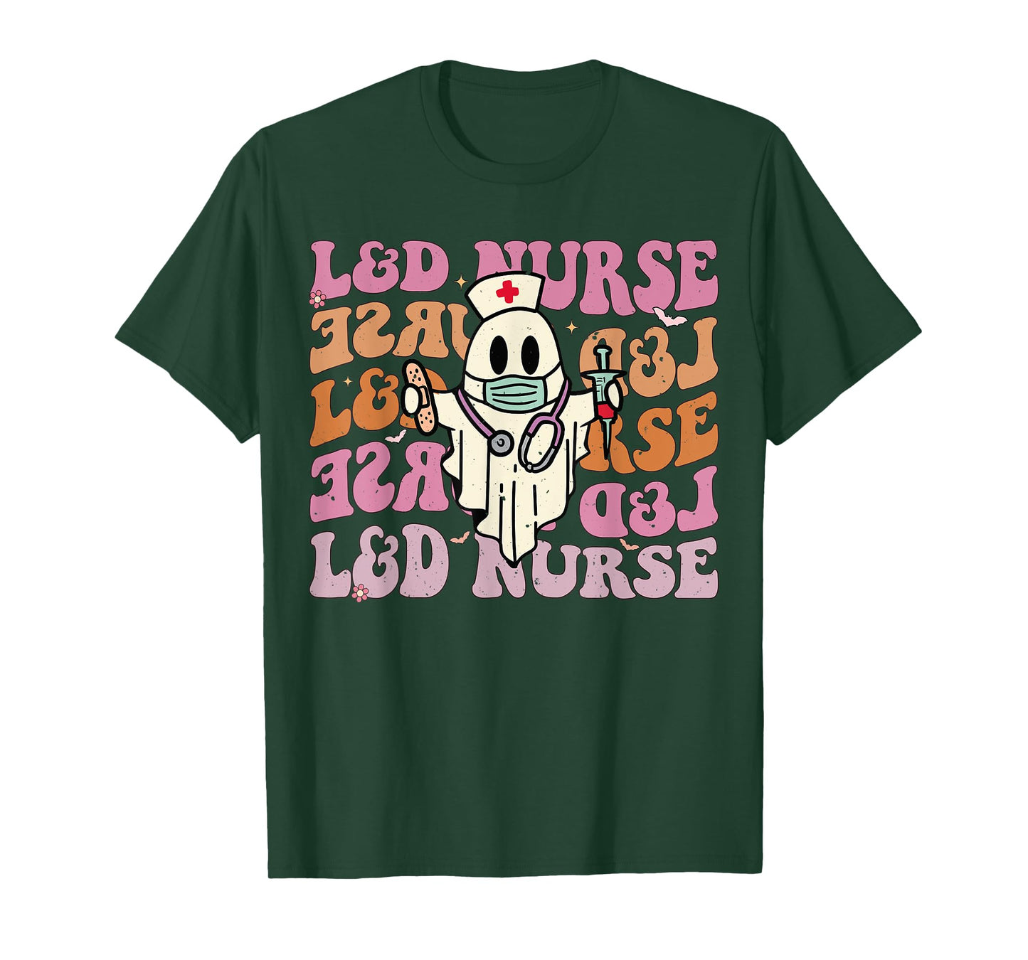 Groovy Labor & Delivery Funny Halloween Costume L&D Nurse T-Shirt