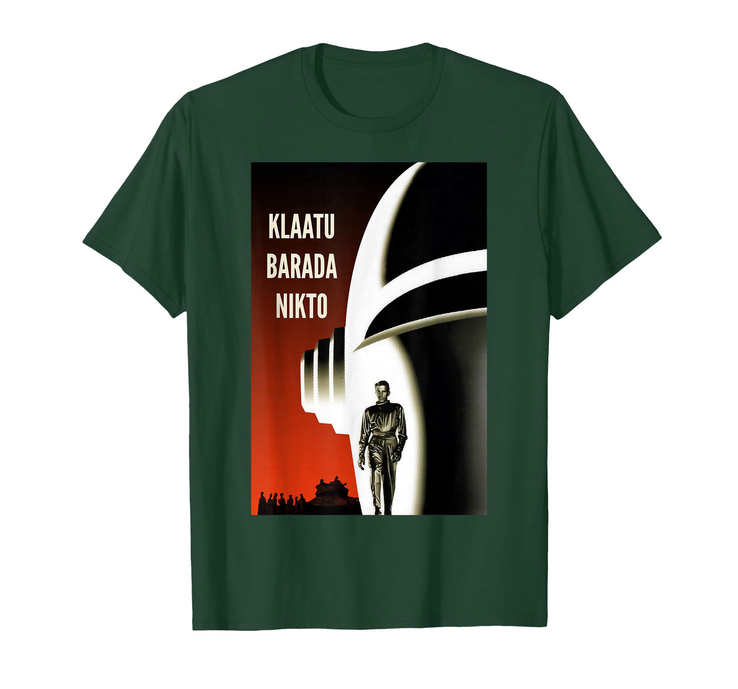 Klaatu Barada Nikto Gort Robot SiFi T-Shirt