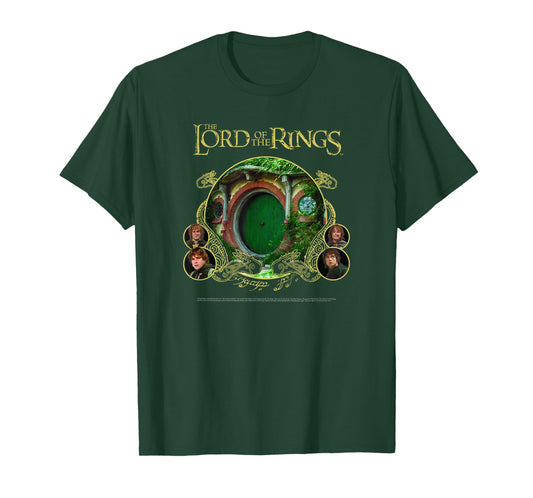 Lord of The Rings Shire Group Poster T-Shirt