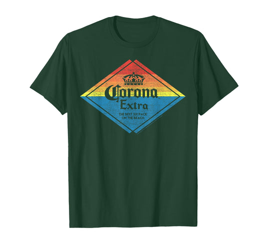 Officially Licensed Corona Extra Beach Triangle T-Shirt