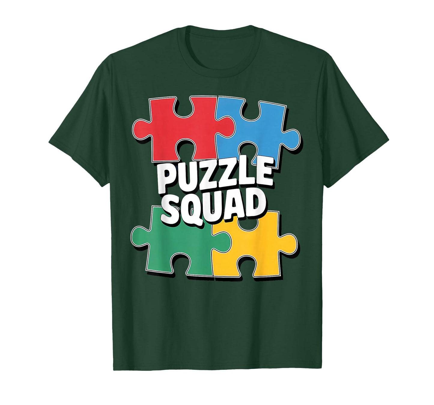 Puzzle Squad Team Family Matching for Jigsaw Hobbyists T-Shirt