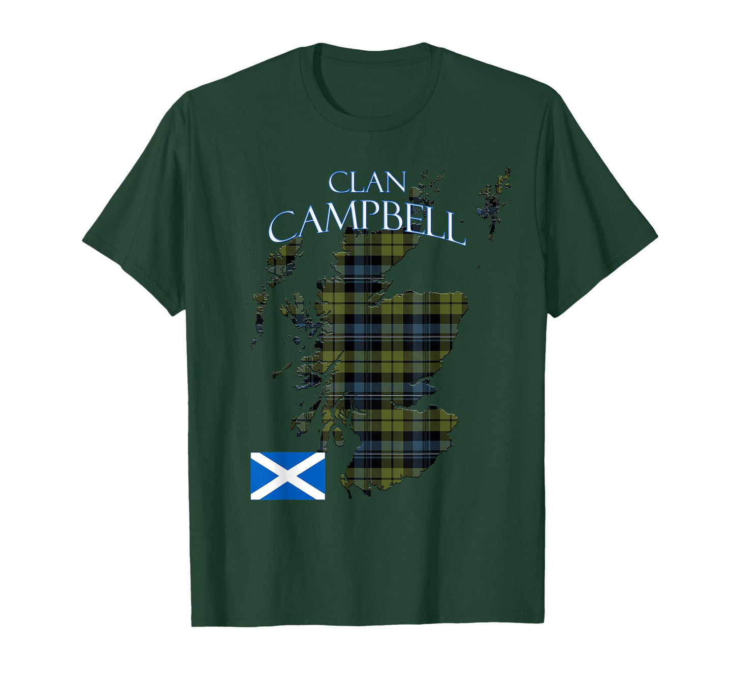 Campbell Scottish Clan Tartan Scotland T-Shirt
