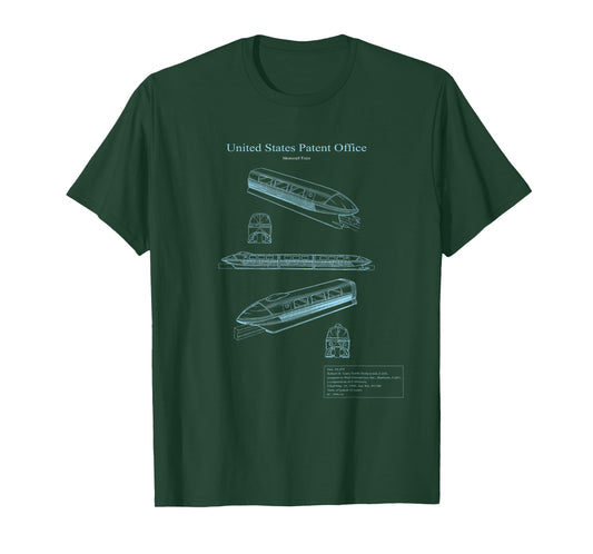 Monorail Blueprint Tee T-Shirt