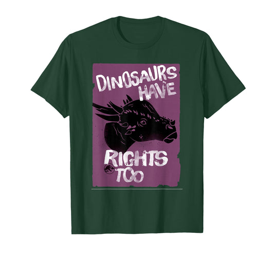 Jurassic World Fallen Kingdom: Dinos Have Rights Too T-Shirt T-Shirt