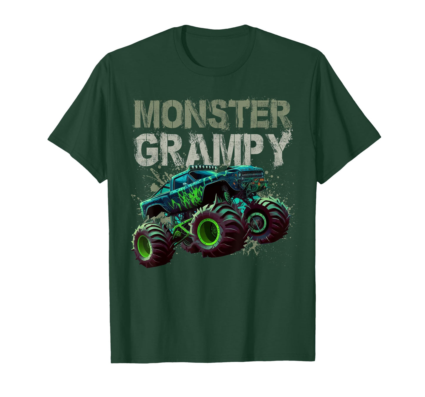 Monster Truck Grampy Family Matching Monster Truck Lovers T-Shirt