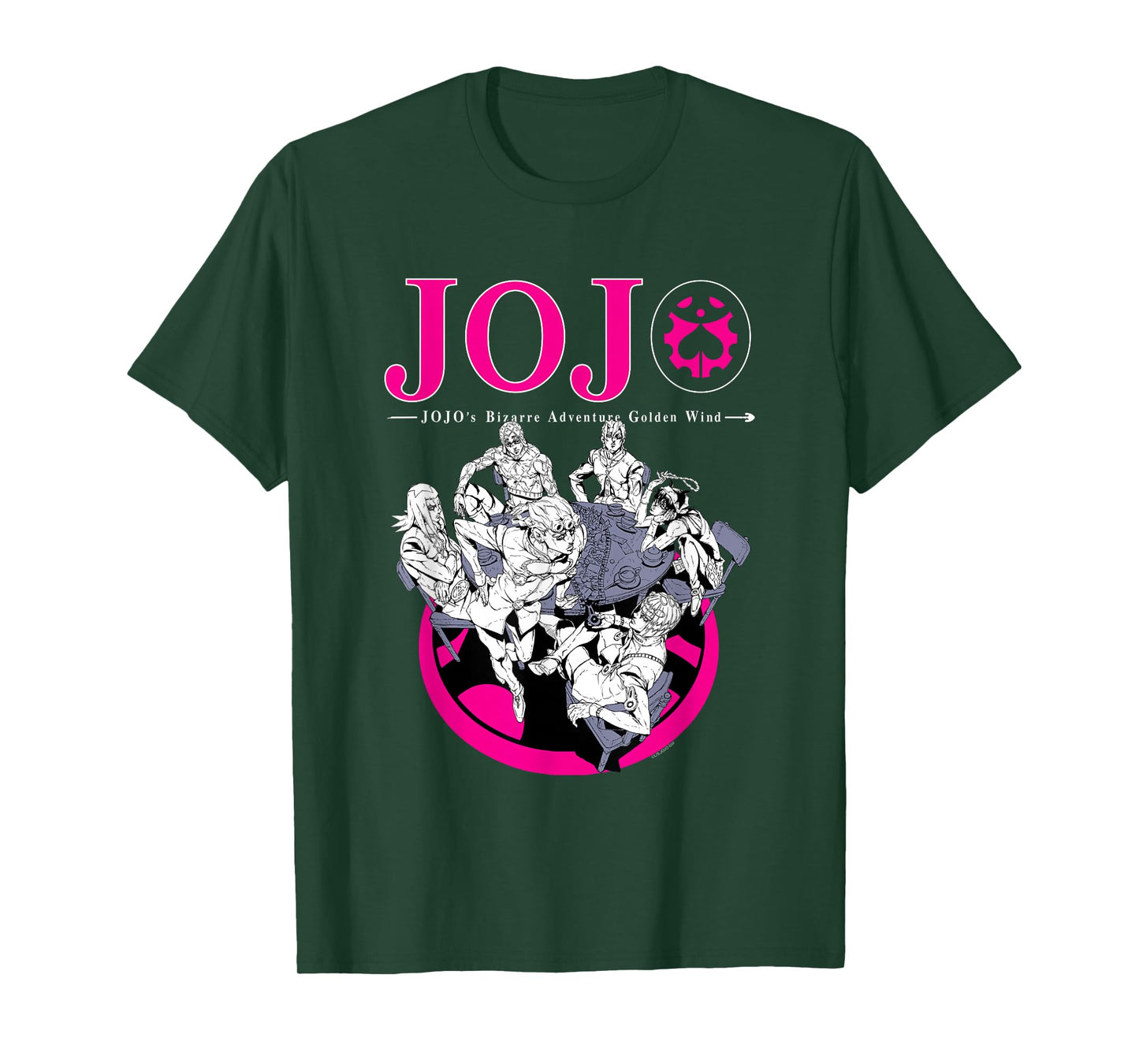 JoJo's Bizarre Adventure Part 5 Golden Wind Bruno's Gang T-Shirt