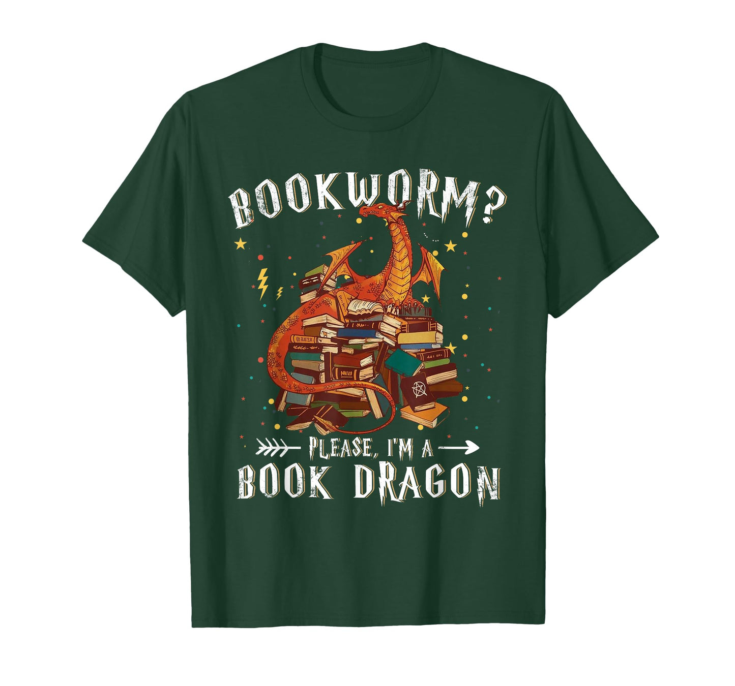 Dragon Book Shirt - Bookworm? Please I'm a Book Dragon T-Shirt