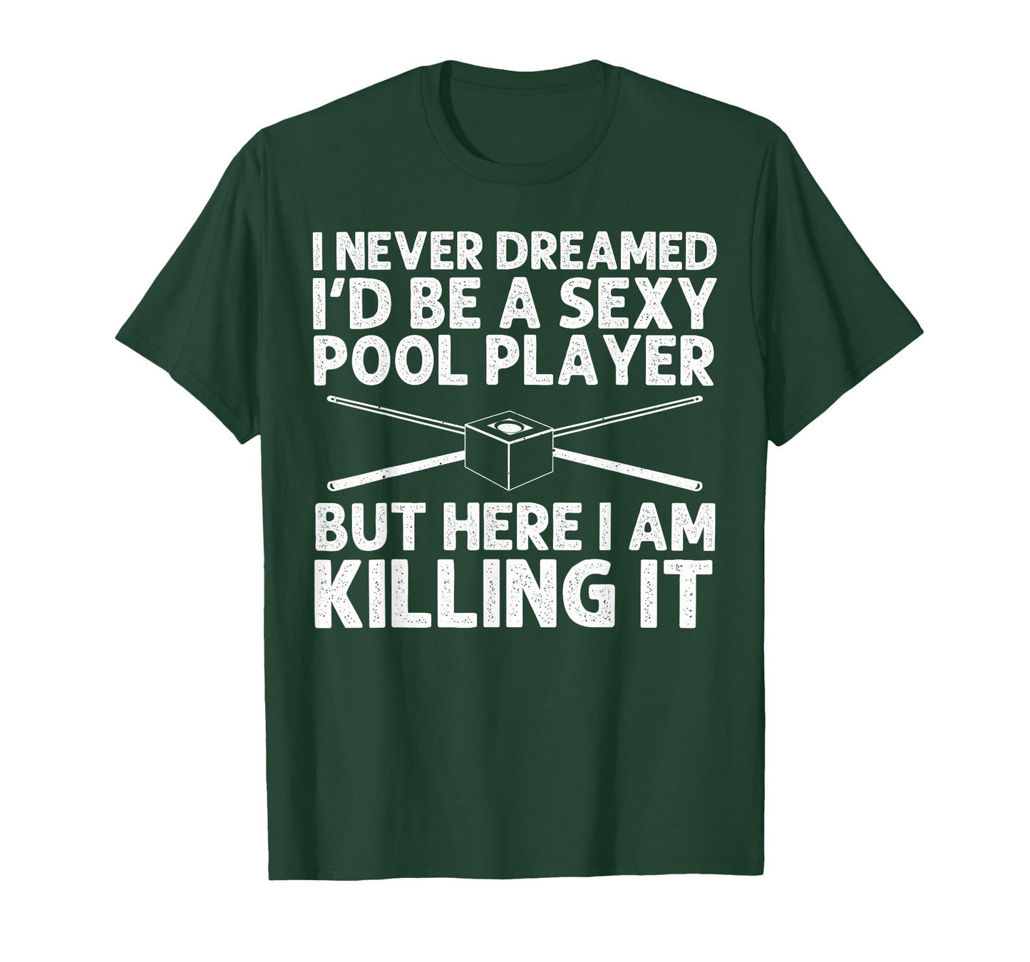 Funny Billiards Art for Men Women Billiard Lover Pool Player T-Shirt