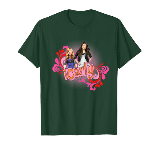 iCarly Sam and Carly pink burst T-Shirt