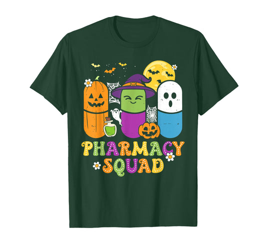 Halloween Pharmacy Squad PIlls Costume Pharmacist Women Men T-Shirt